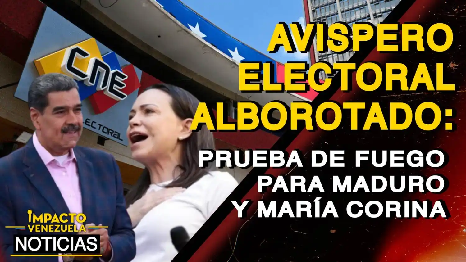 AVISPERO ELECTORAL ALBOROTADO: prueba de fuego para Maduro y María Corina – VIDEO