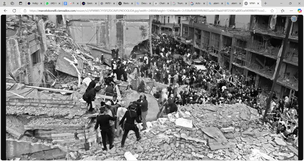 Se cumplen 33 años del feroz atentado a la Asociación Mutual Israelita Argentina