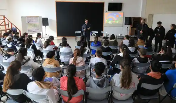 El municipio inauguró las Olimpiadas Viales en la Escuela Cristóbal Colón