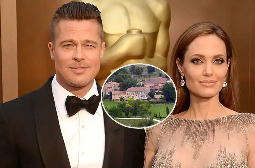 La millonaria mansión que sigue en disputa entre Angelina Jolie y Brad Pitt