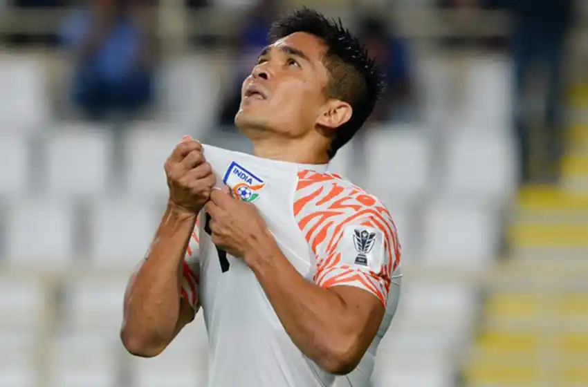 Sunil Chhetri, el indio que superó el récord de Messi
