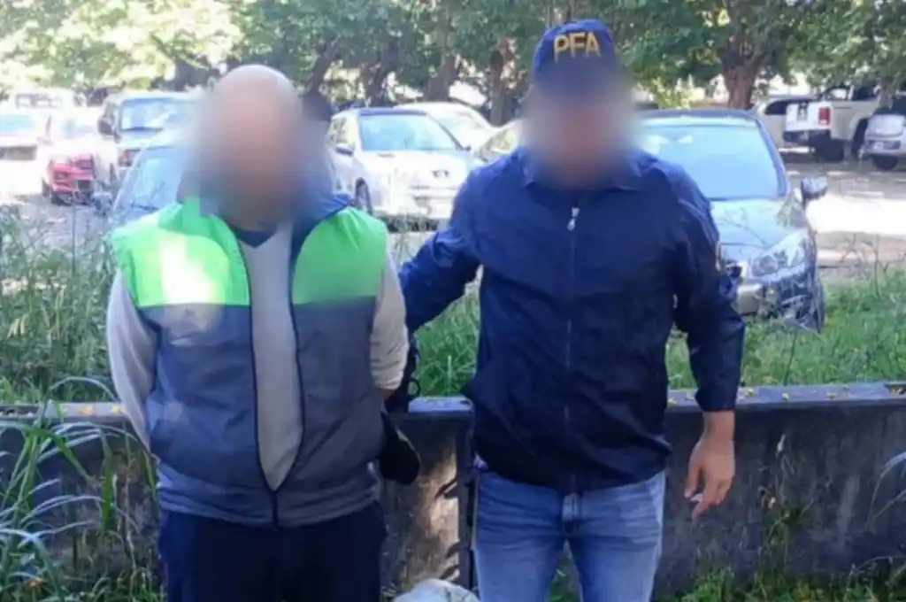 El hombre de 44 años fue detenido en San Fernando.
Foto: Agencia NA (Policía Federal).
