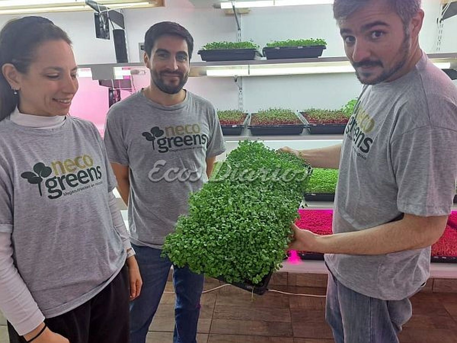 Cecilia Mastrotótaro, Edgar Calderón y Juan Cruz Di Fiori, integran Necogreens
