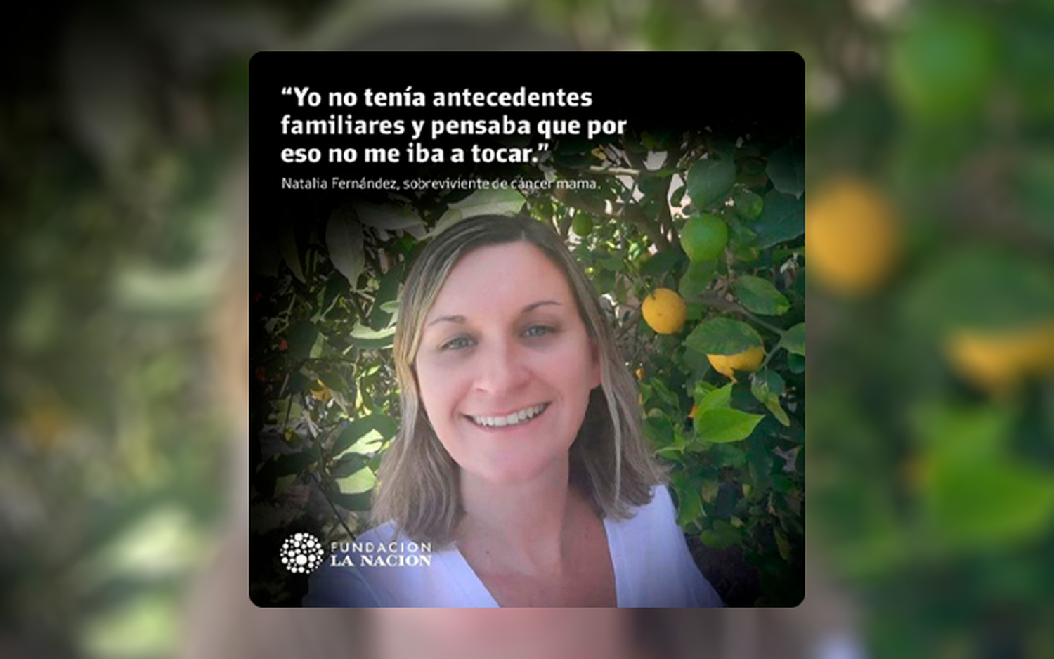 Octubre rosa: la historia de Natalia Fernández, una sampedrina que venció al cáncer de mama