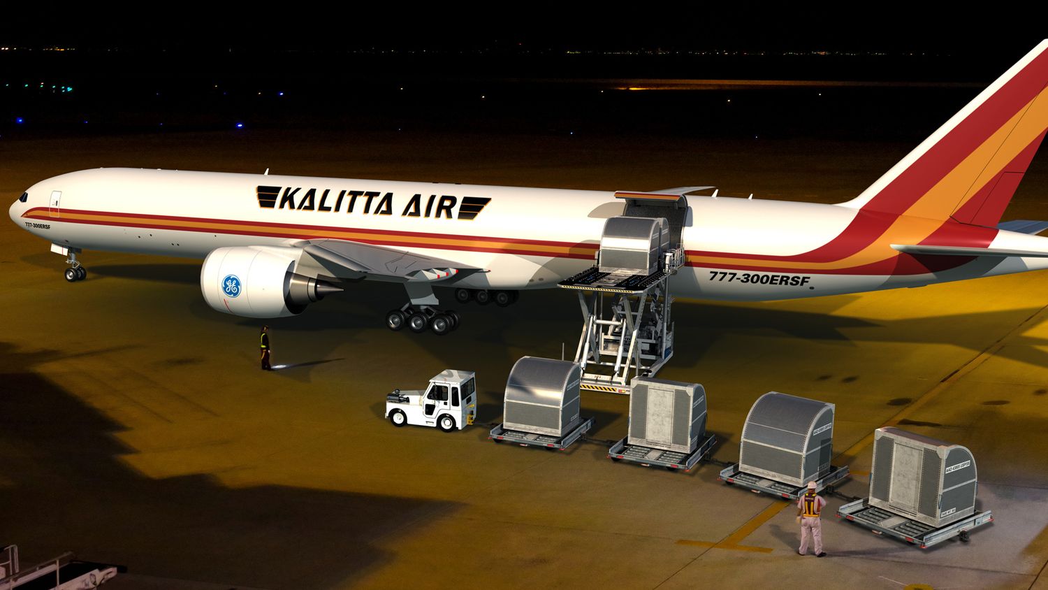 Kalitta Air será la empresa que volará por primera vez el avión 777-300ERSF de GECAS Cargo