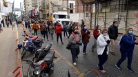 Personal del SISP y del Sindicato de Municipales marchó hacia el Ministerio de Trabajo