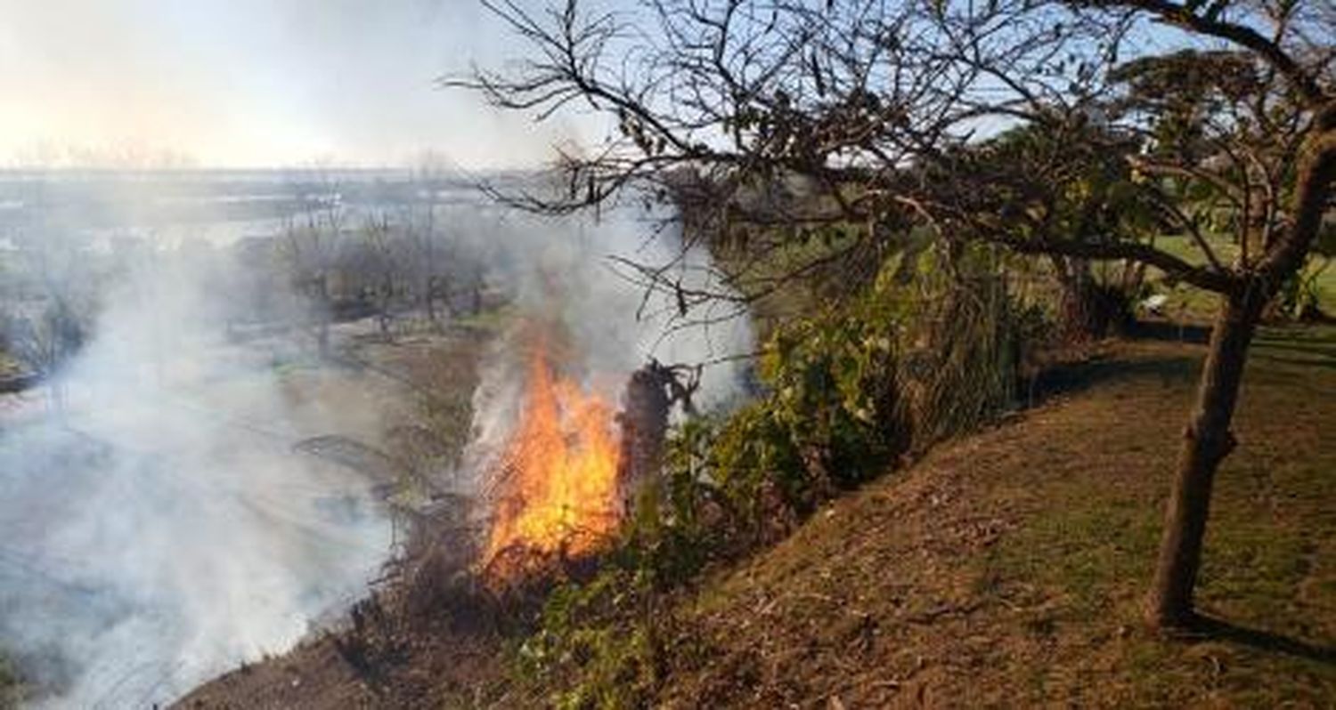 Fuego en la barranca