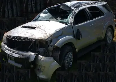 Una madre y su hijo se accidentaron