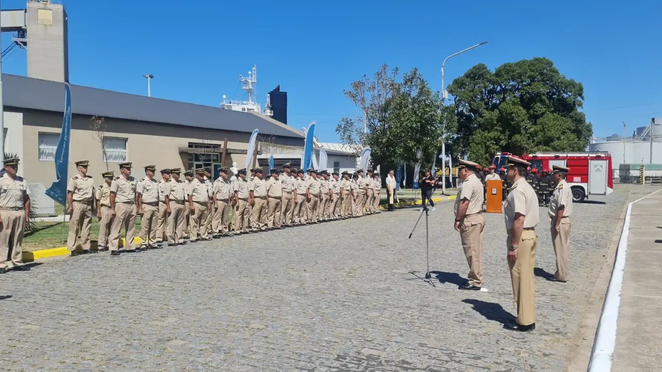 Acto nuevo Jefe de Prefectura en Puerto Quequén