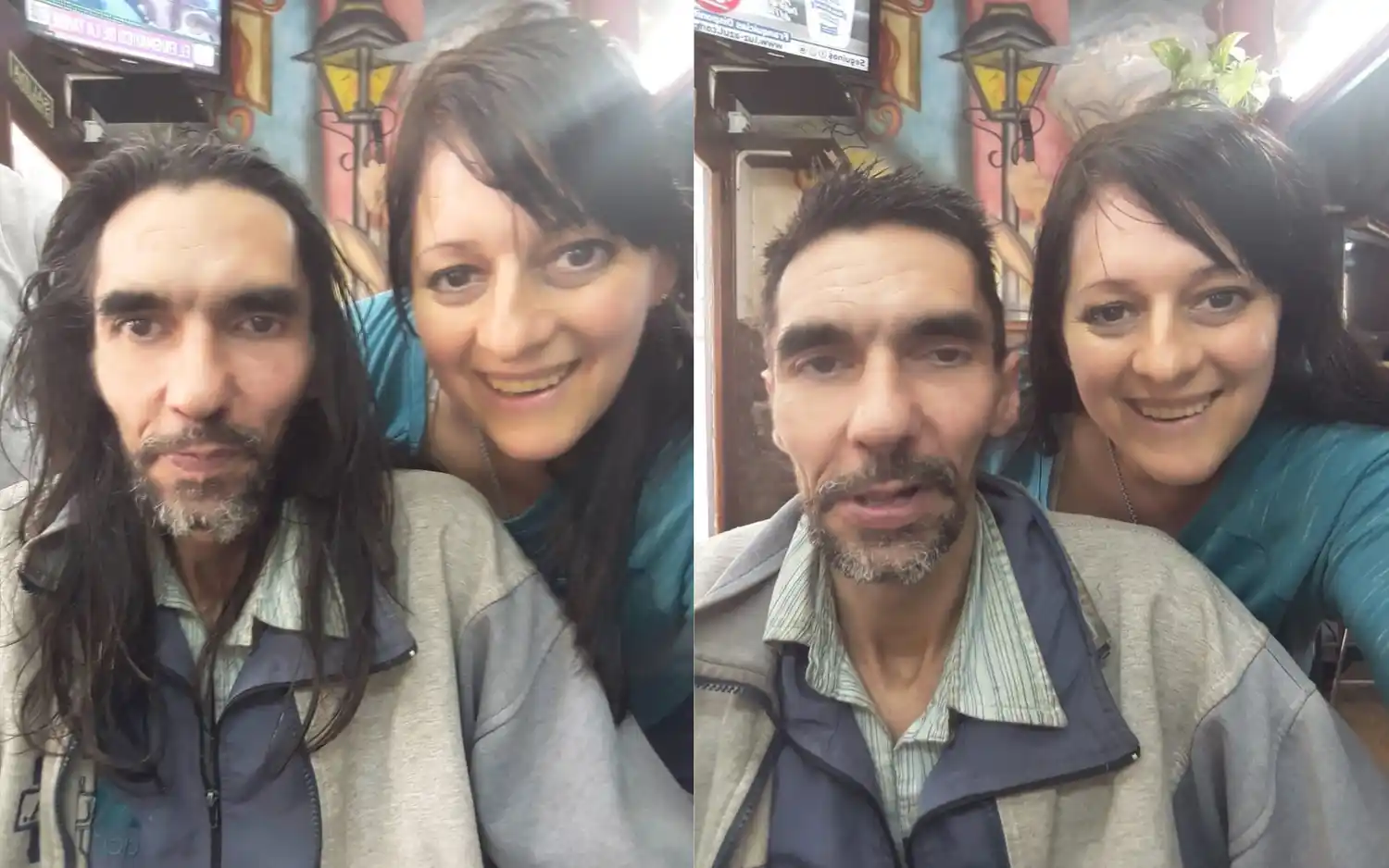 Héroes de la cuarentena: Iba a vacunarlo pero como no tenía trabajo también le cortó el pelo y lo invitó a comer