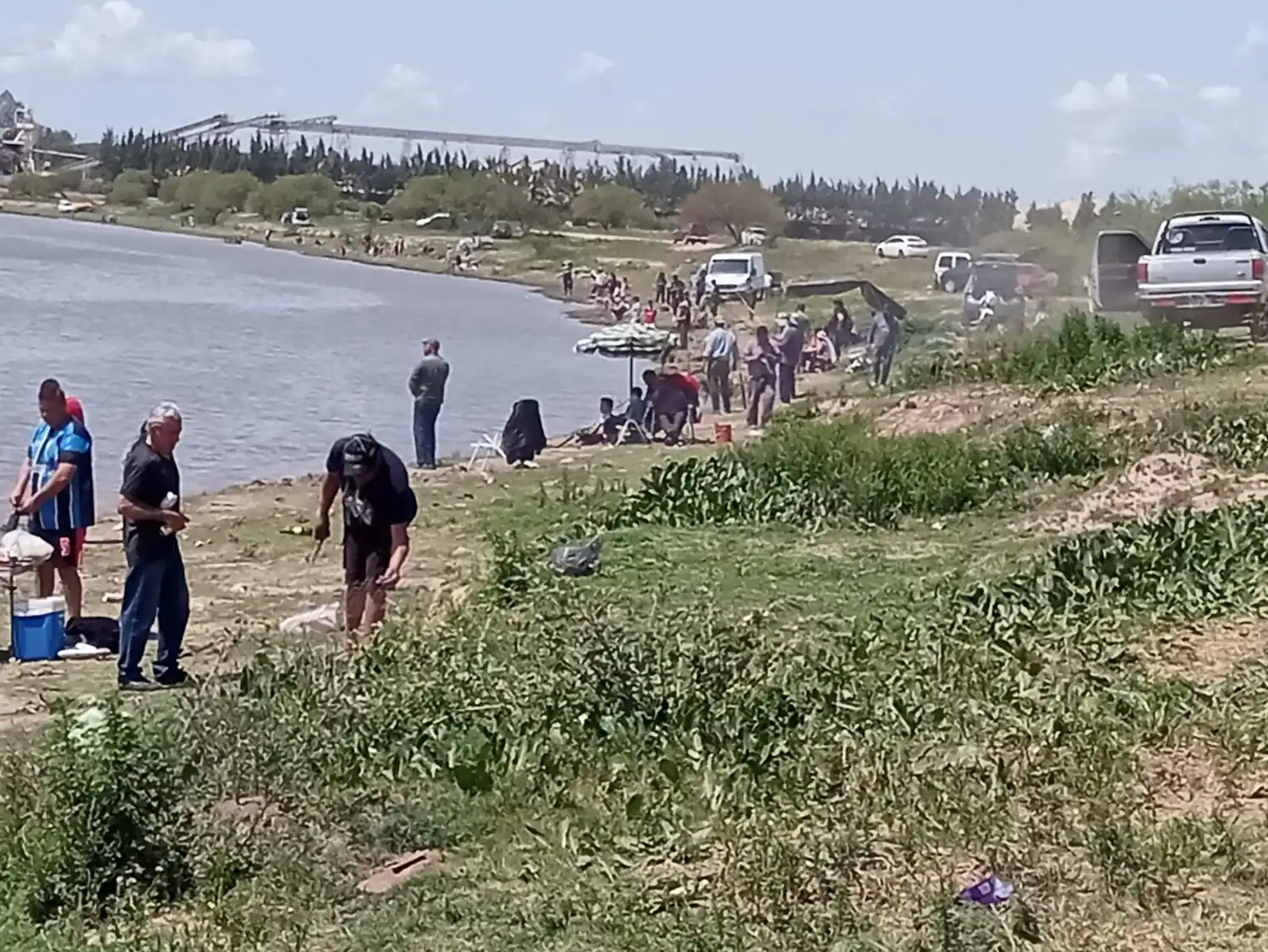 No pescar ni bañarse