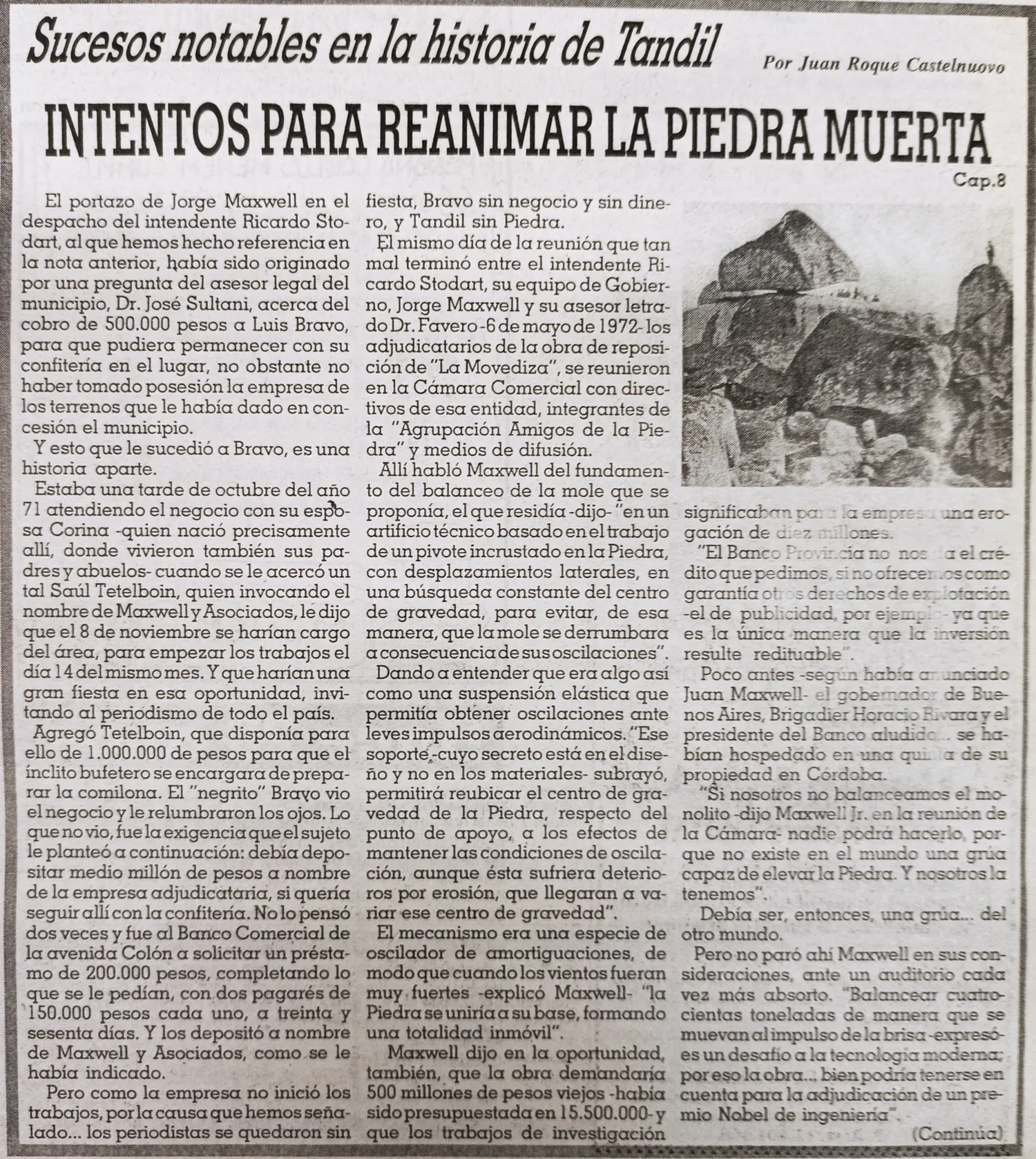 Intentos para reanimar la piedra muerta   - Cap. 8
