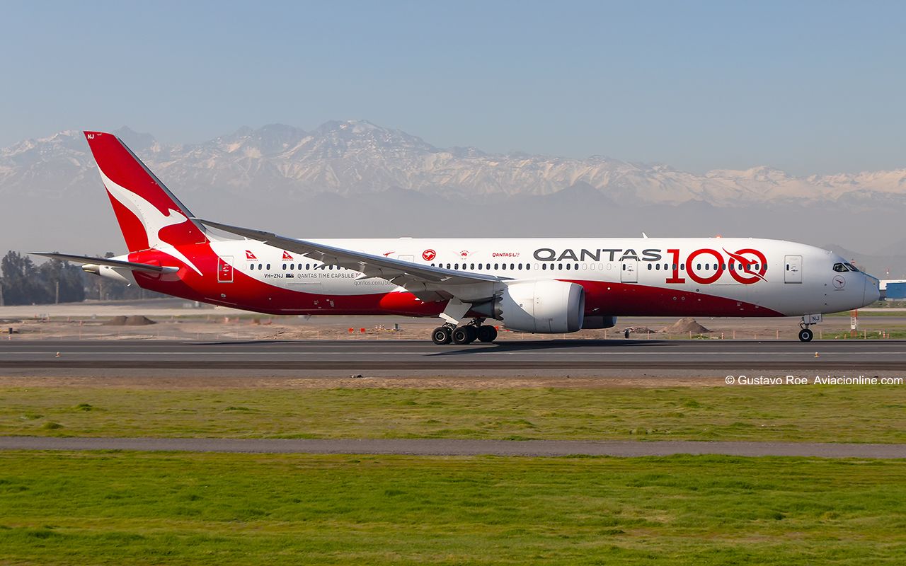 VH-ZNJ - Boeing 787-9 - Qantas