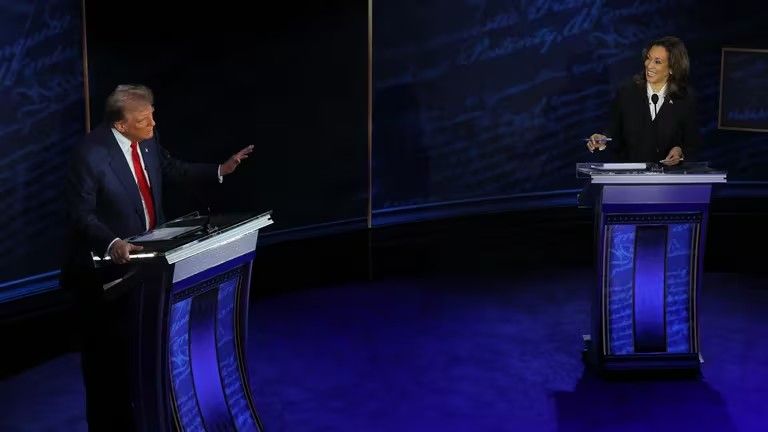Donald Trump debate con Kamala Harris en Filadelfia, a 56 días de las elecciones presidenciales en Estados Unidos