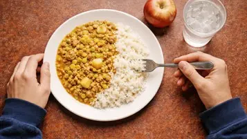 El plato de comida