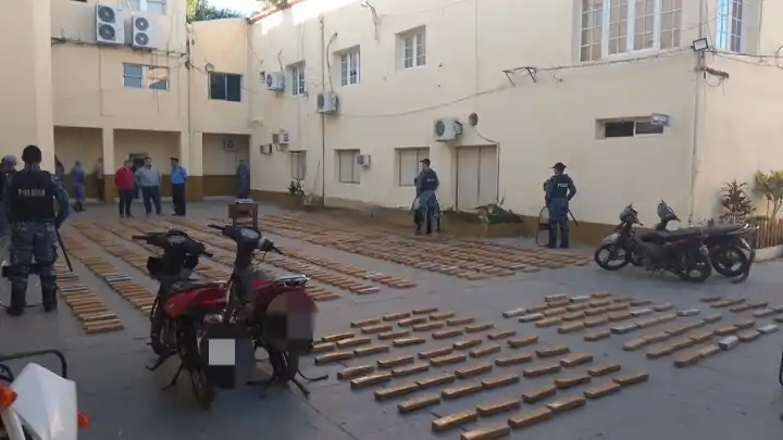 Secuestraron más de media tonelada de marihuana en Formosa