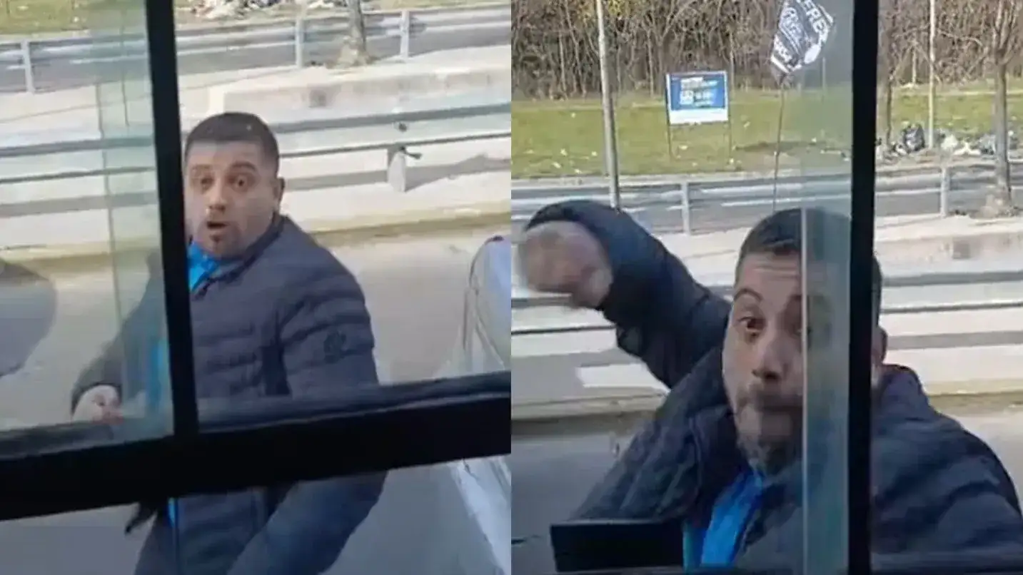 Así fue el violento ataque a un colectivero en La Tablada. (Foto: Facebook Info al día)