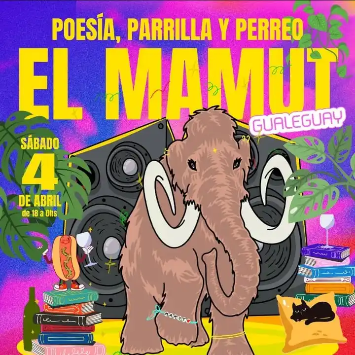 “El Mamut” llega por primera vez a Gualeguay con poesía, parrilla y perreo