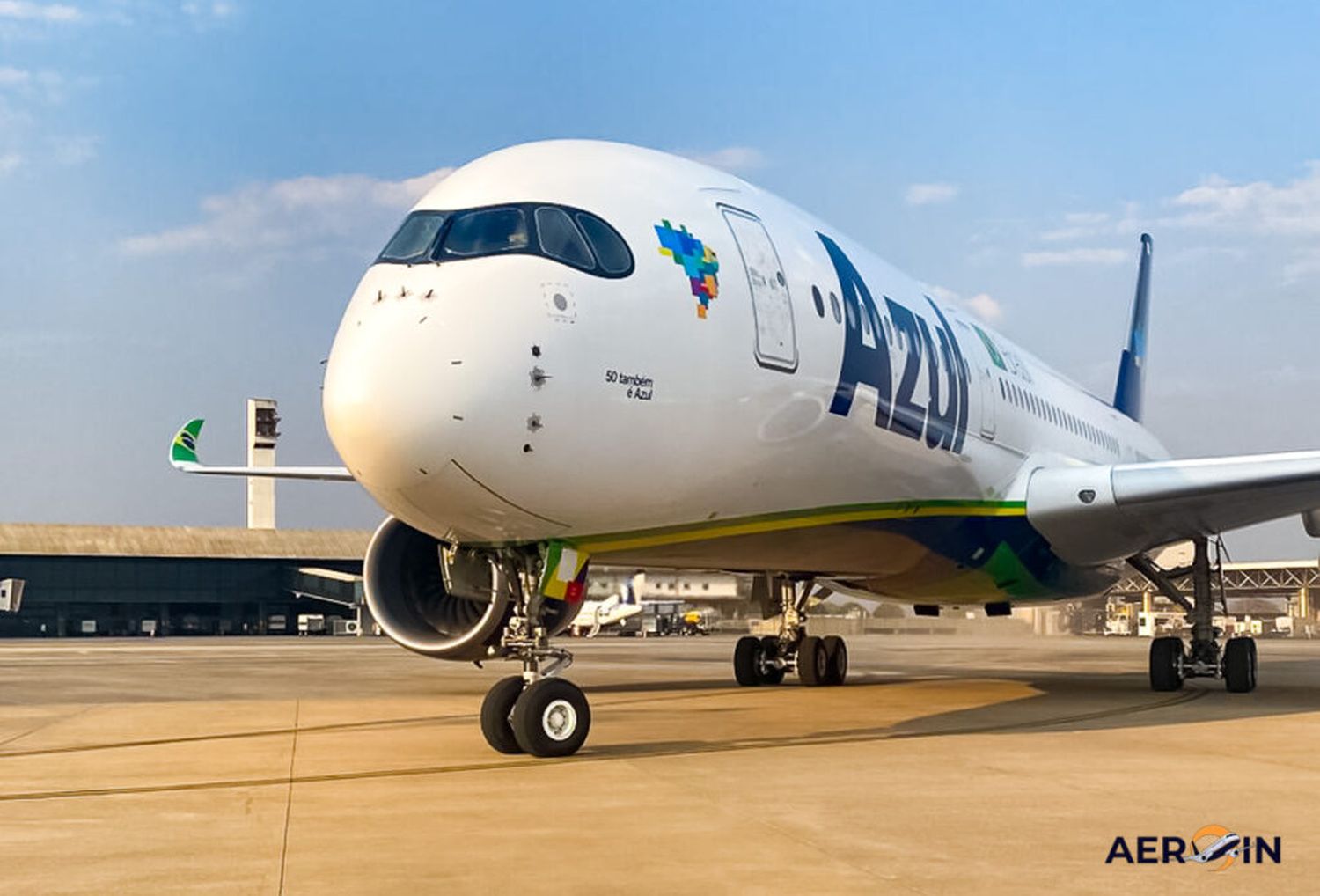 El último Airbus A350 de Azul deja Brasil para incorporarse a Thai Airways