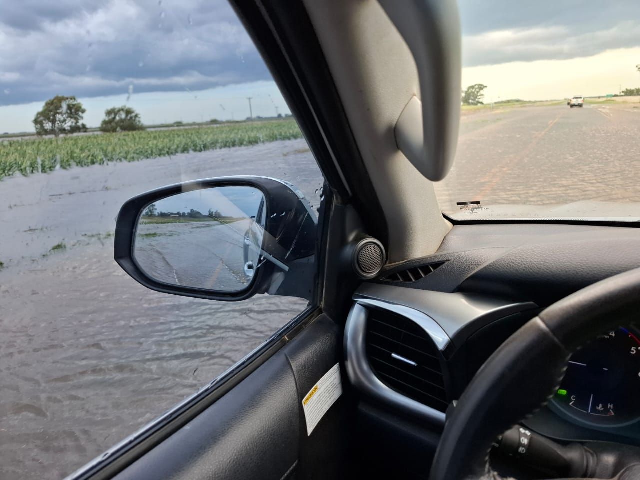 Corte de tránsito en Ruta 228