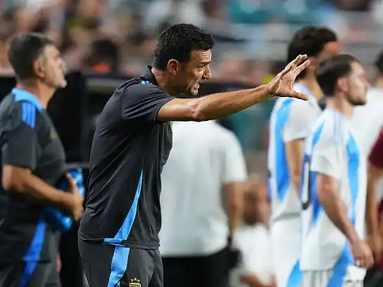 Scaloni: “El amistoso sirve para probar jugadores”