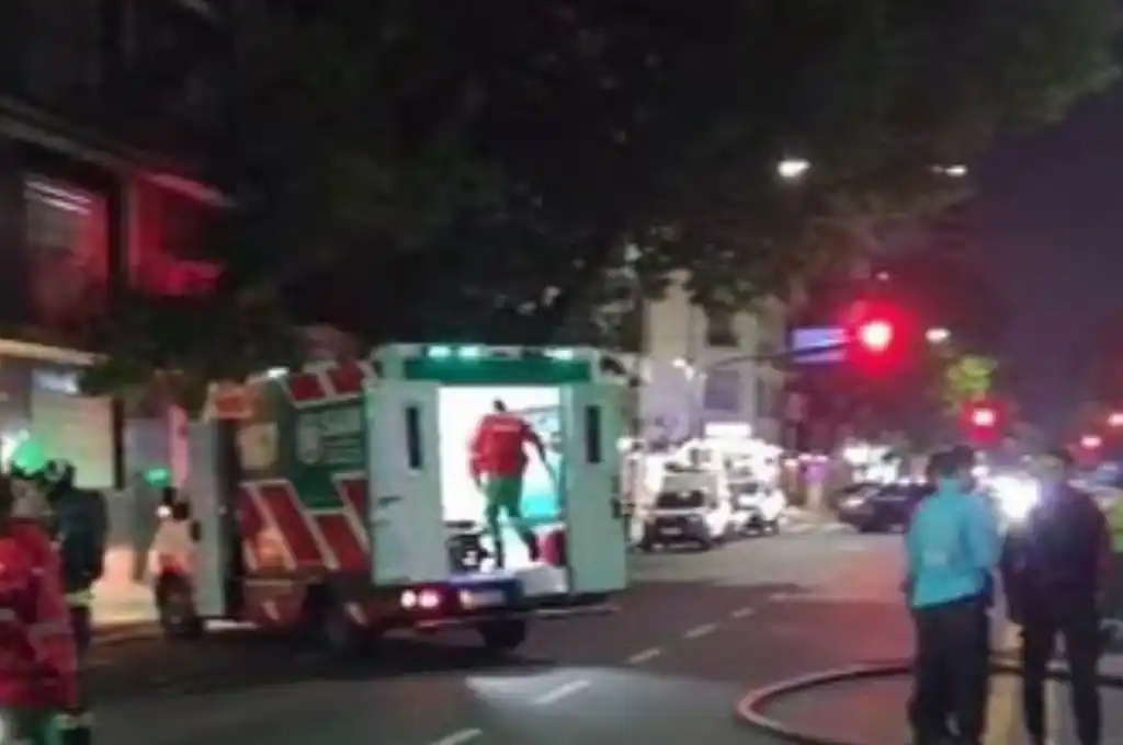 Fatal incendio en un edificio