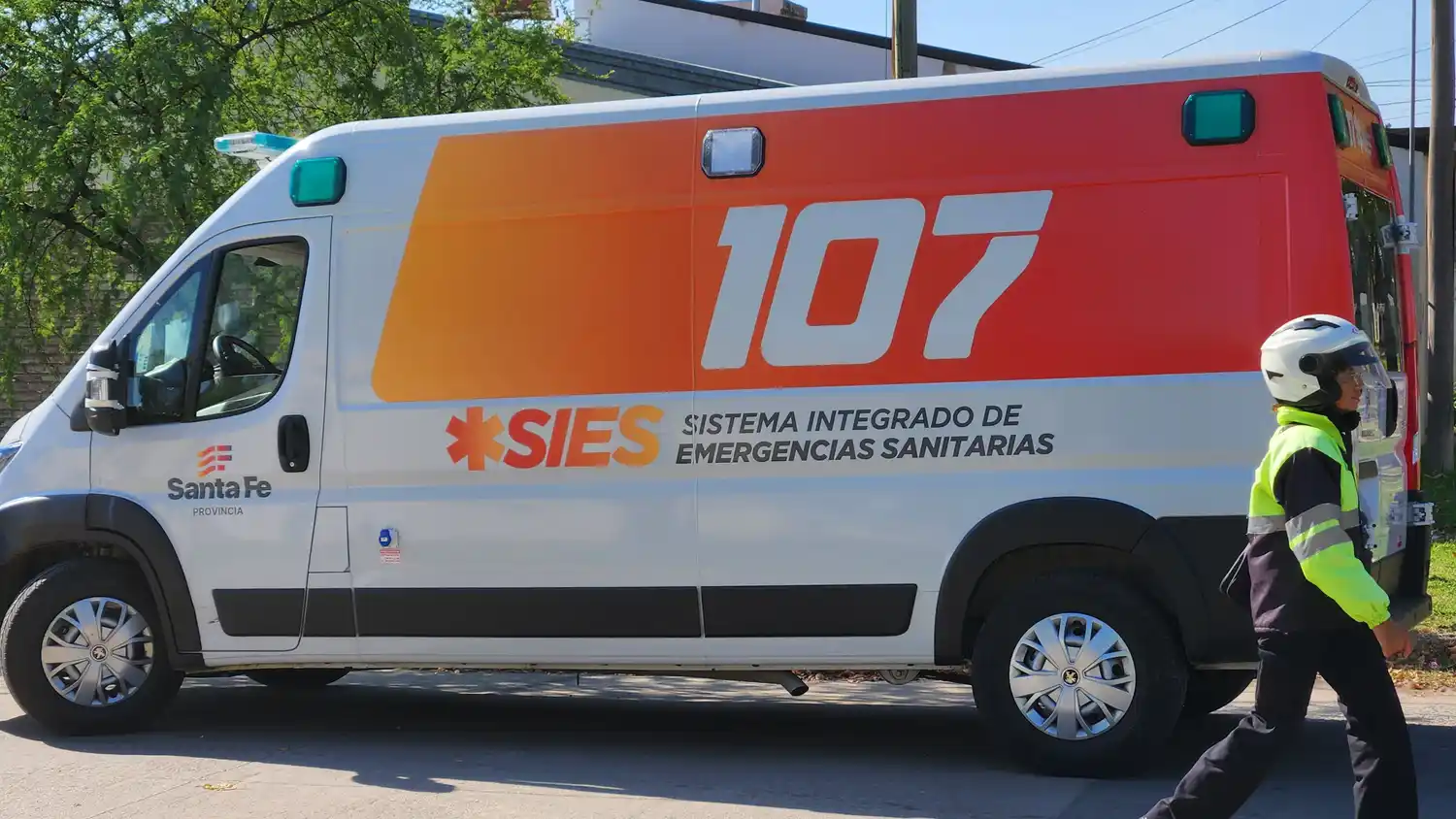 sies 107 ambulancia accidente rafaela choque - 4