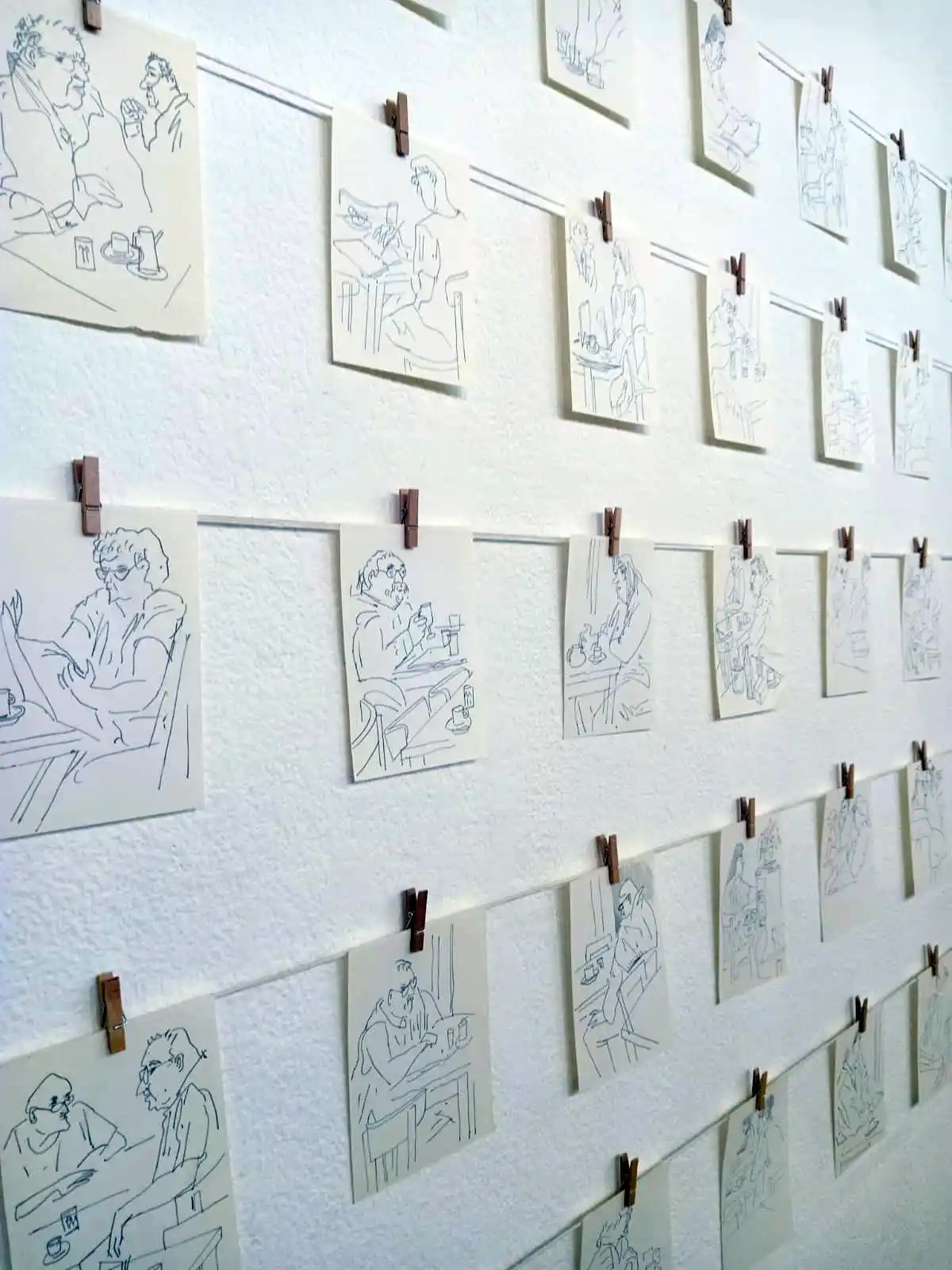 "Croquis Café Bar". Muestra de inauguración