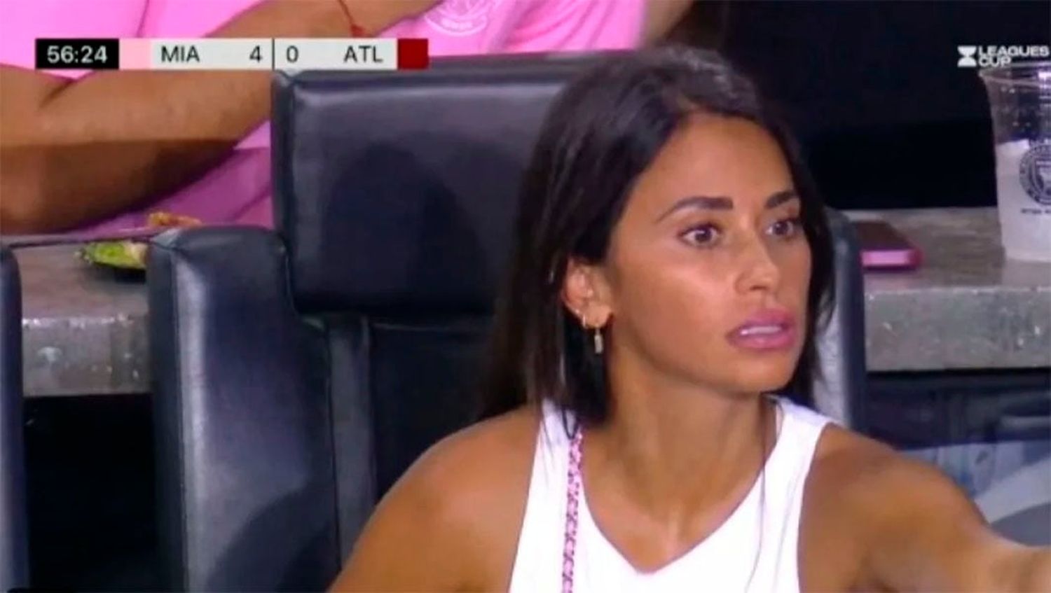 El video de Antonella Roccuzzo retando a su hijo en el segundo partido de Messi en Miami