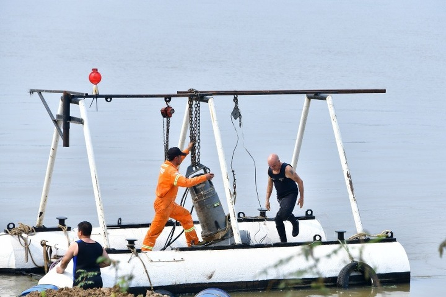 Detallan los trabajos ante la bajante del río Paraguay