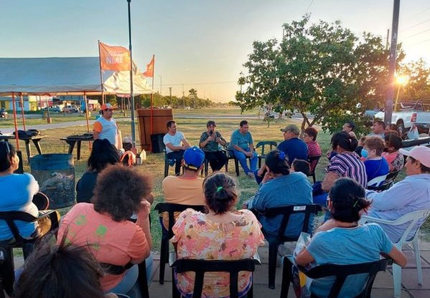 Reunión CONOCÉ TUS DERECHOS PARA MOVERTE EN LIBERTAD - Fuente: Facebook Gaby Neme