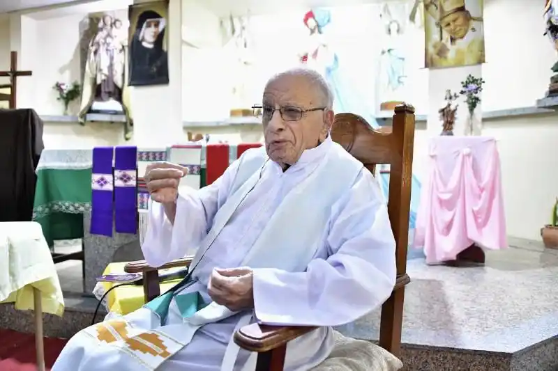 El padre Gurrieri celebró 69 años de vida sacerdotal