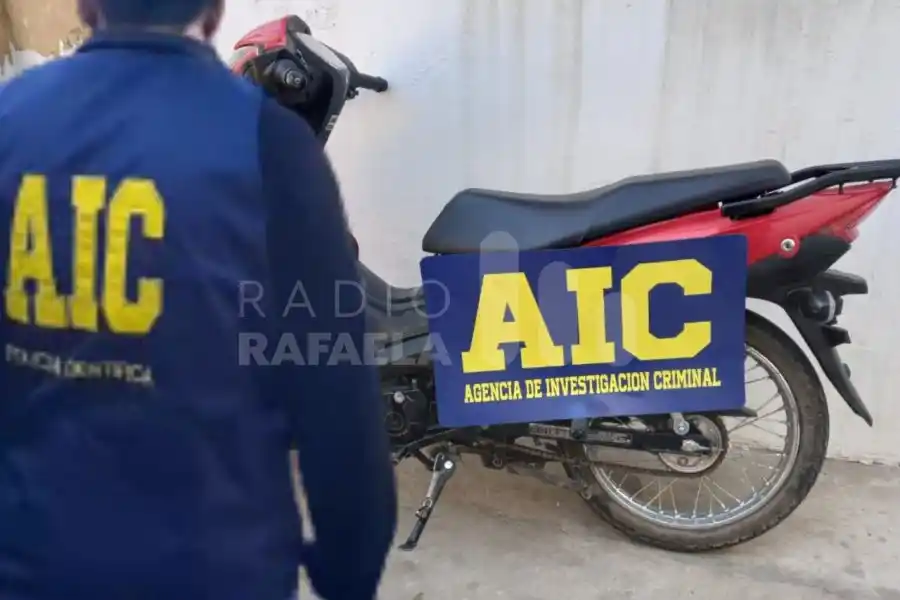 La AIC interceptó a un menor de edad con una moto robada