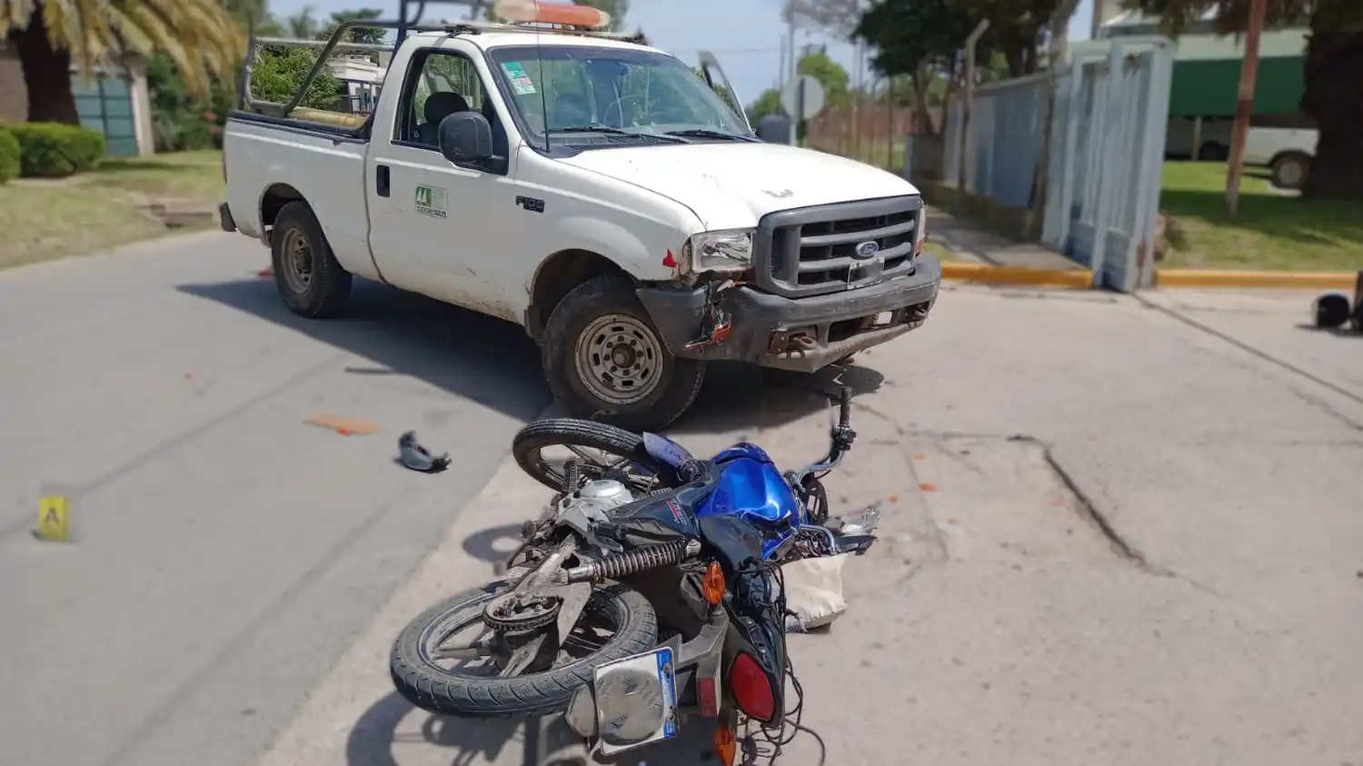 Policía Científica realizó las pericias de rigor en la zona.