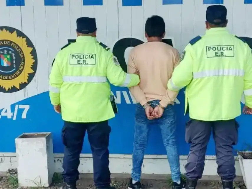 Un prófugo con orden de captura en Concordia, fue detenido en el puente Zárate Brazo Largo