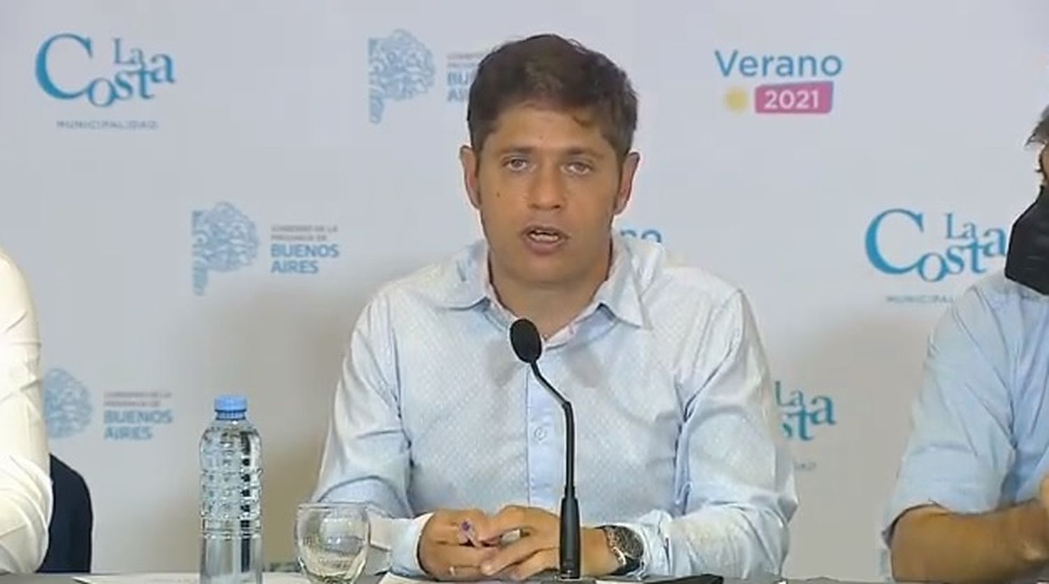 Kicillof: "Vamos a fortalecer los controles y pedir que vuelvan a cuidarse como lo hacían en los peores momentos"