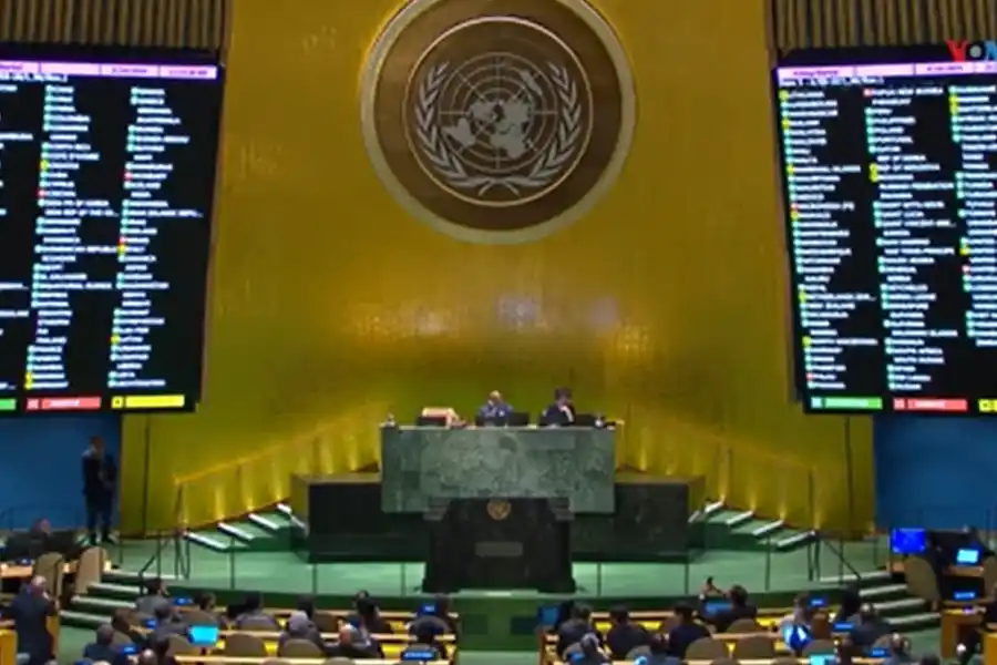 Por amplia mayoría la ONU votó aceptar a Palestina como miembro de la Organización. Argentina, votó en contra con Israel y Estados Unidos