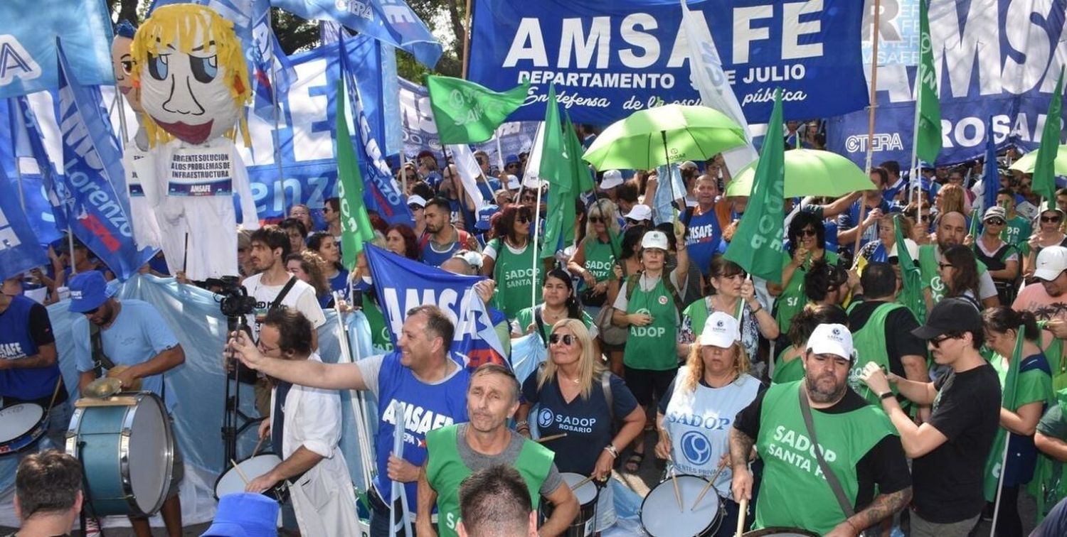 El jueves se retomará el diálogo paritario con los docentes de Santa Fe