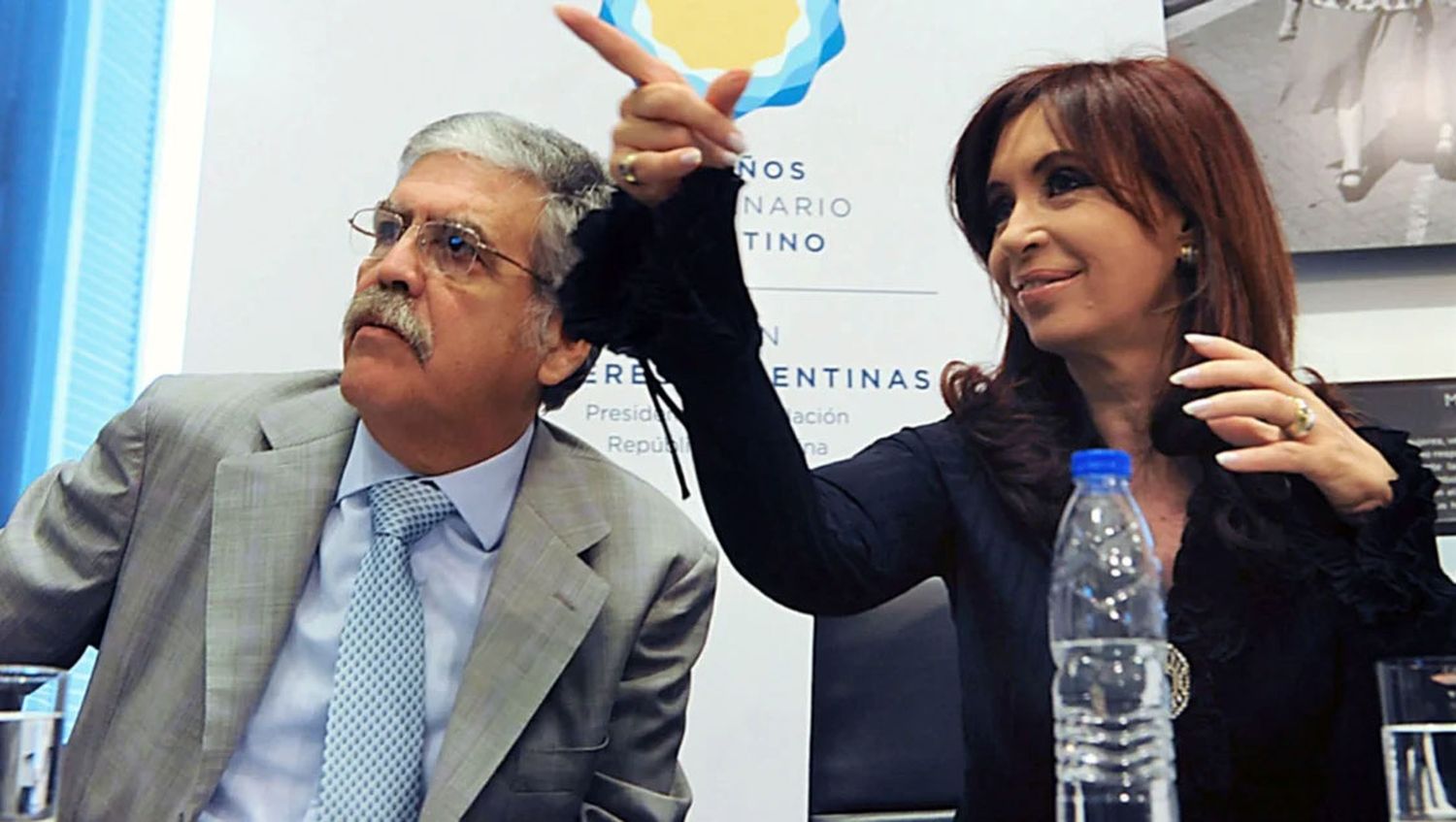 Julio De Vido y Cristina Kirchner (NA)