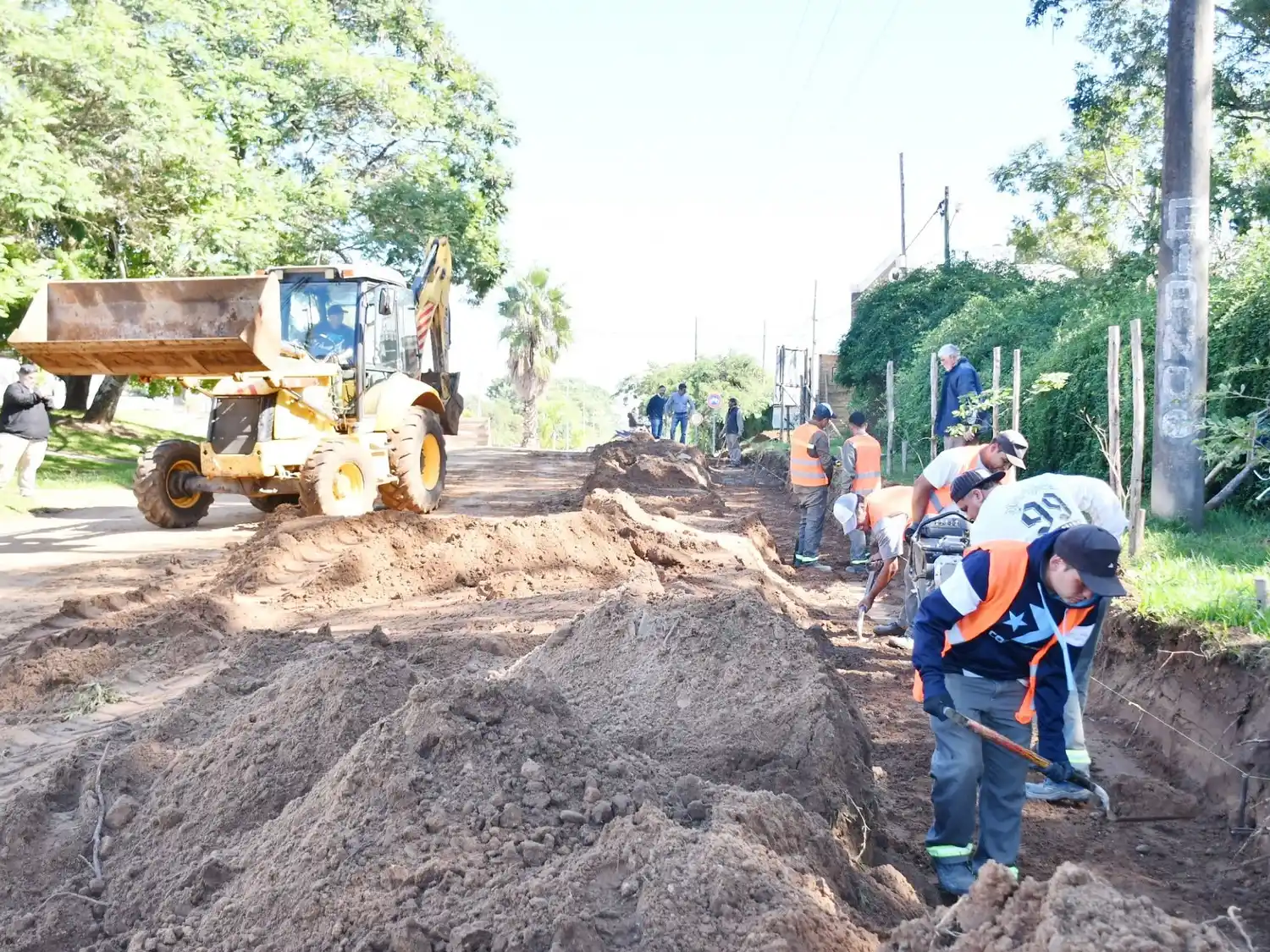 La municipalidad lleva adelante obras en distintos puntos de la ciudad