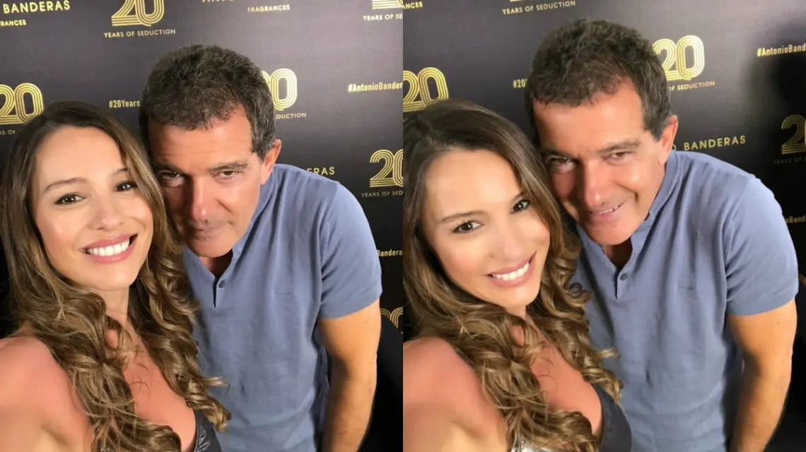 El encuentro entre Pampita y Antonio Banderas