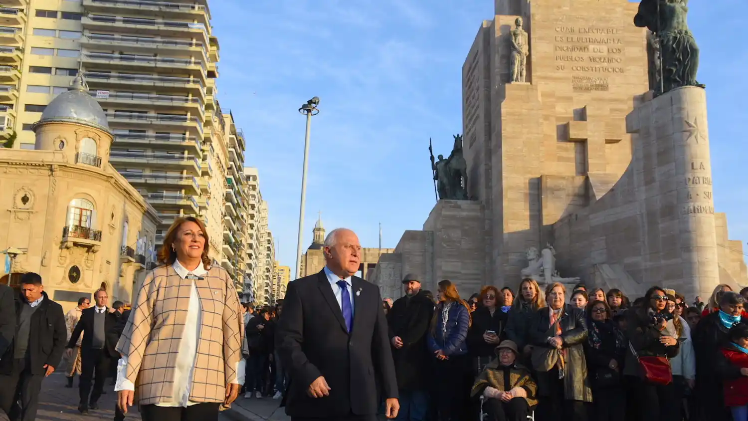 Rosario celebró el Día de la Bandera con un acto plagado de ausencias