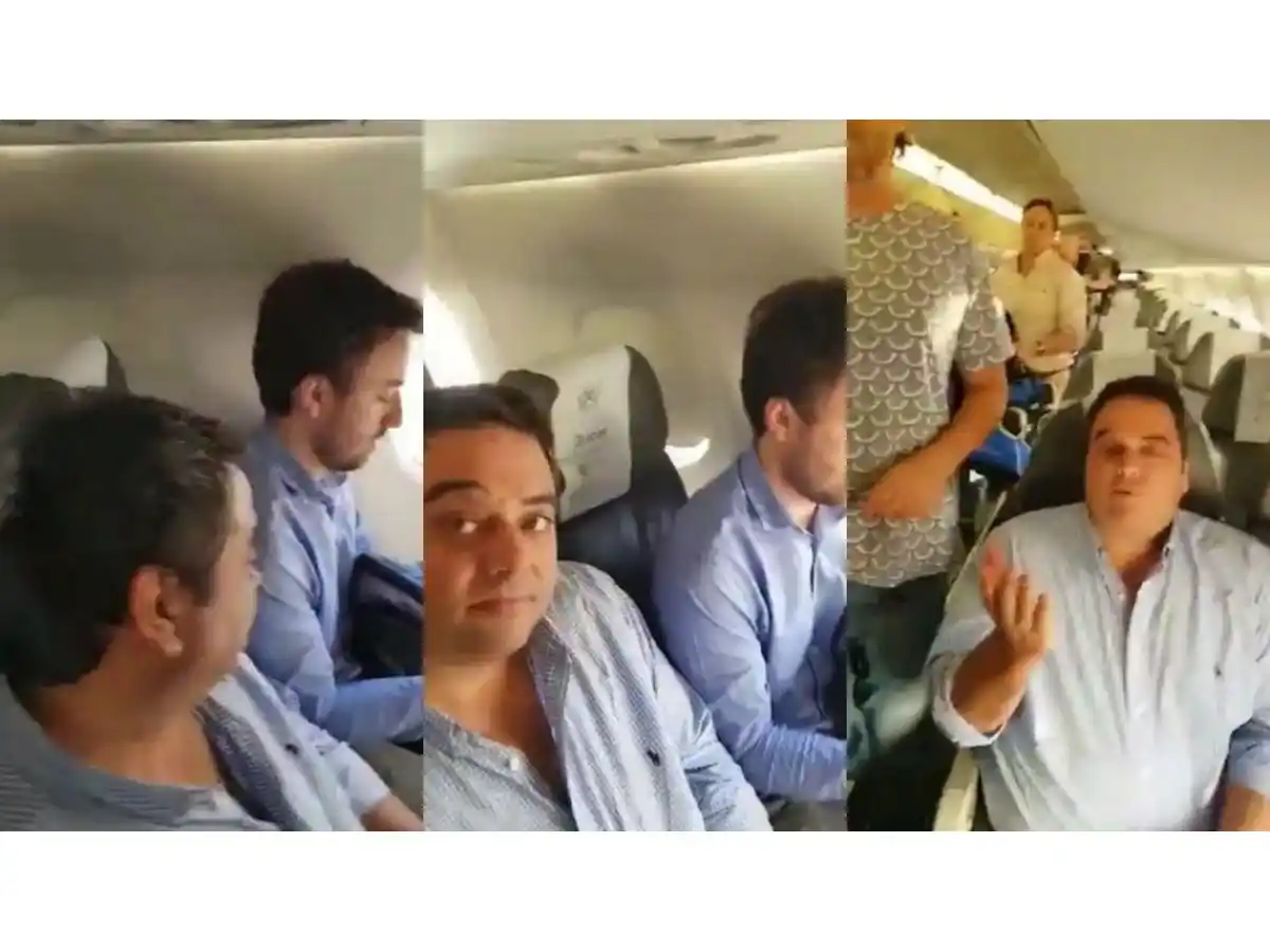 Mal momento para Triaca en un vuelo: "Limpiaron mal el avión, dejaron la mierda acá"