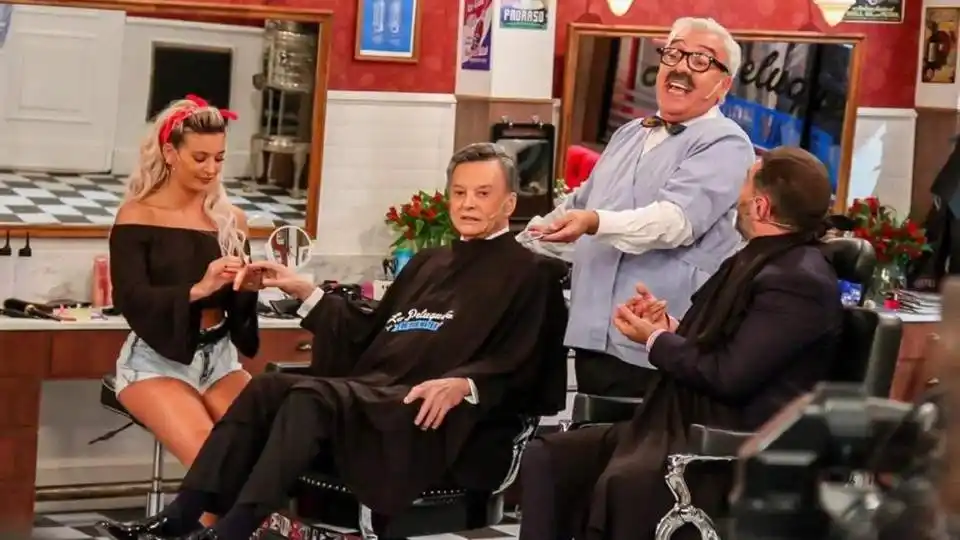 Volvió “La peluquería de Don Mateo”: el invitado especial fue Palito Ortega
