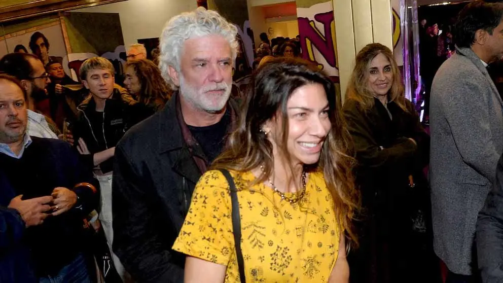 Romina Gaetani y su  ex pareja