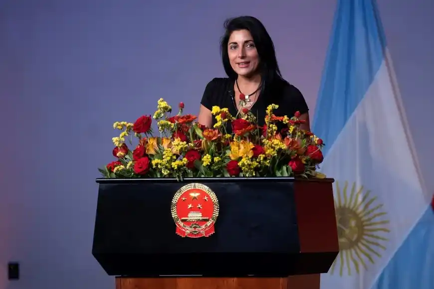 Juliana Santillán. Crédito: Xinhua/Martín Zabala