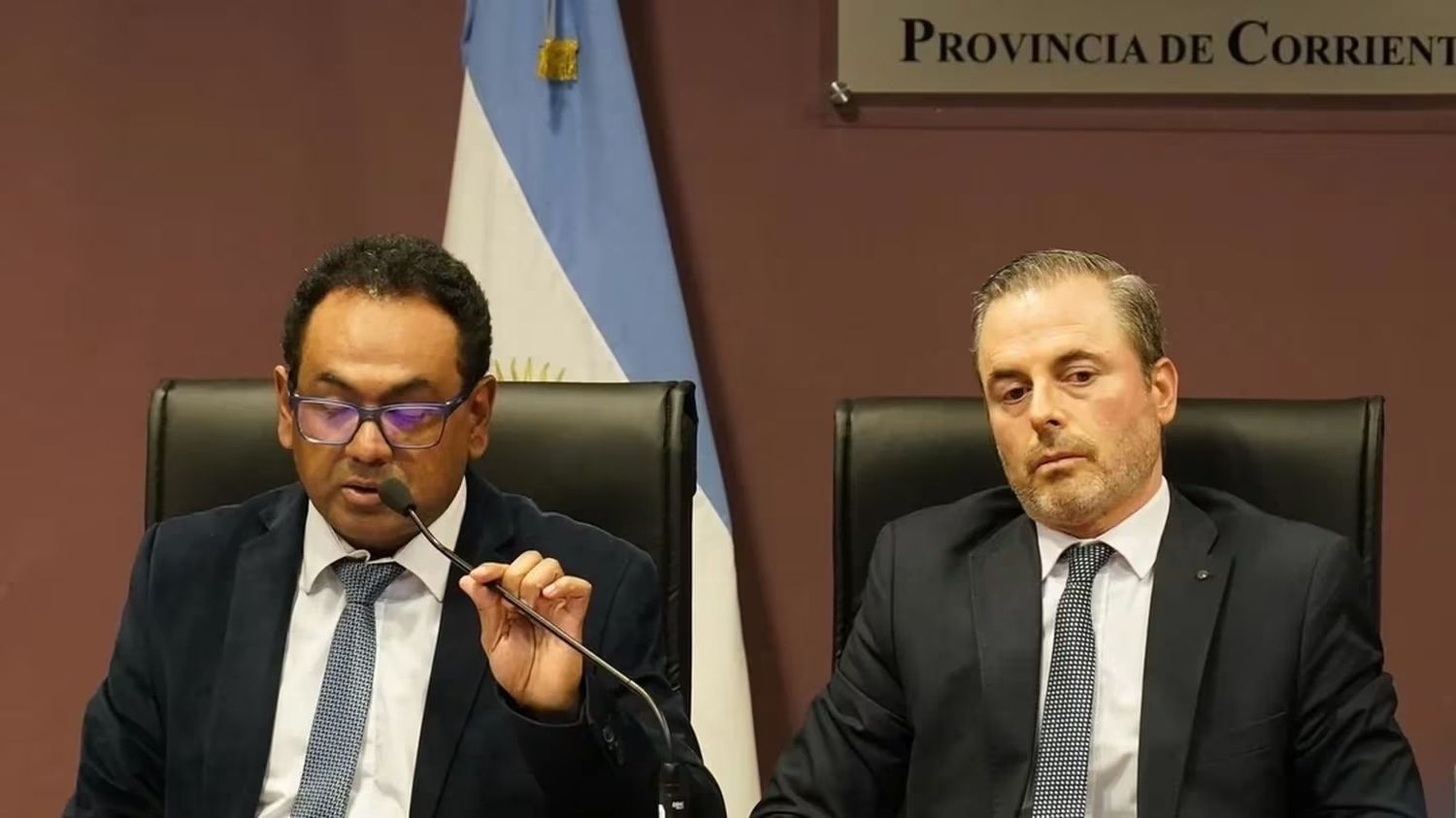 Los fiscales Juan Carlos Castillo y Guillermo Barry