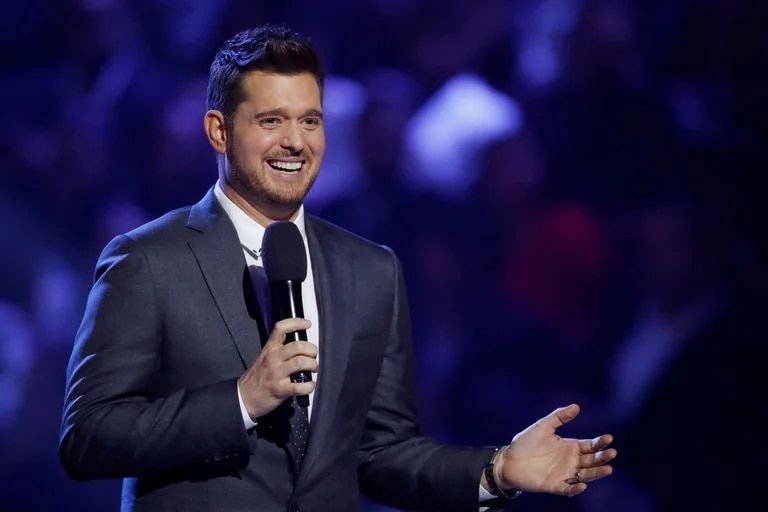 Michael Bublé en un show en Canadá
