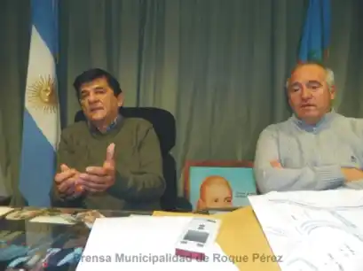 Gasparini anunció la compra de cámaras de seguridad para Roque Pérez