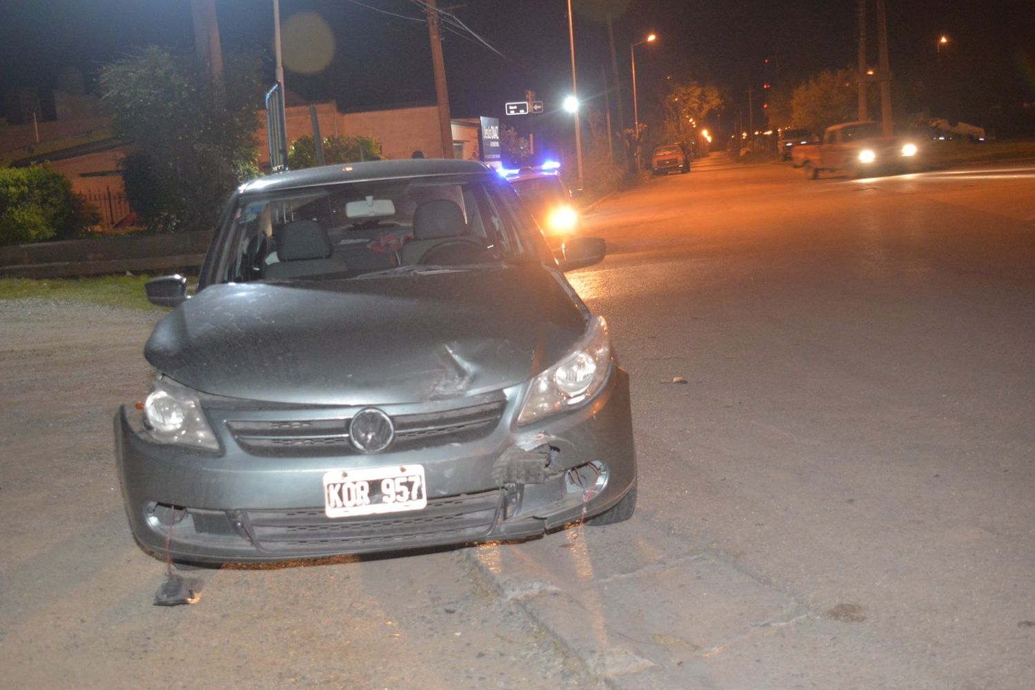 Chocaron dos autos en Rauch y colectora Pugliese